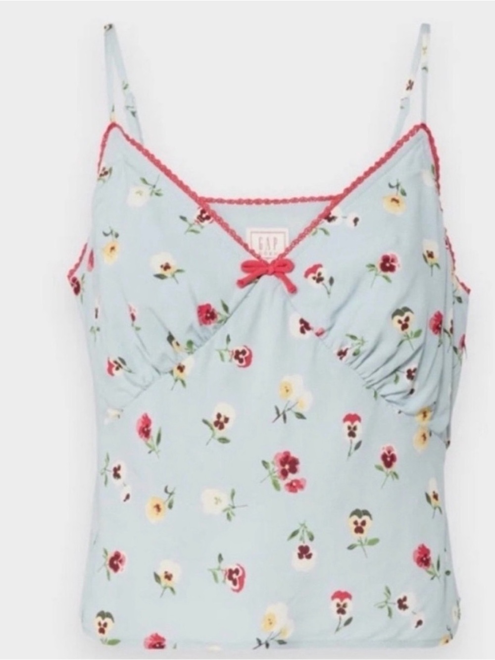 GAP DOEN Light Blue Floral Cami